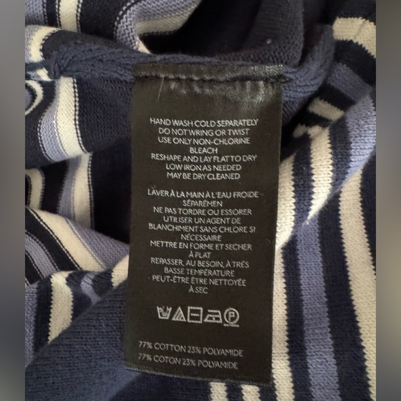 Free People Striped Navy and White Jumpsuit - Picture 16 of 16